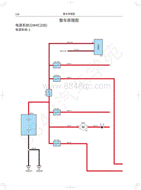 2022长城炮黑弹电路图-电源系统 GW4C20B 