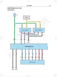 2022长城炮黑弹电路图-四驱控制器 GW4C20B 