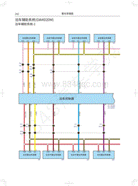 2021款长城炮乘用皮卡电路图-泊车辅助系统 GW4D20M 