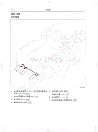 2022长城炮黑弹电路图-后杠线束