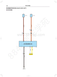 2020长城炮商用皮卡电路图-变速器控制系统 GW4C20B 8AT 