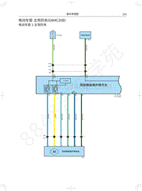 2021款长城炮乘用皮卡电路图-电动车窗-主驾防夹 GW4C20B 