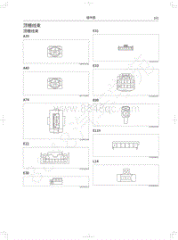 2021款长城炮乘用皮卡电路图-顶棚线束