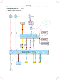 2018年长城WEY P8电路图-变速器控制系统 6DCT451 