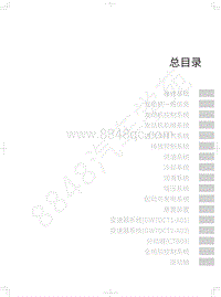 2018年WEY-VV6基础版-维修-总目录