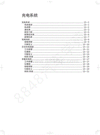 2018年长城WEY P8维修手册-充电系统