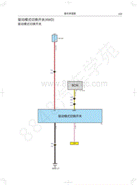 2018 WEY VV6 基础版电路图-驱动模式切换开关 4WD 