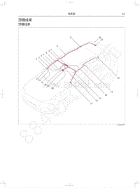 2018 WEY VV6 基础版电路图-顶棚线束