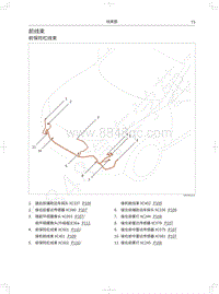 2018年长城WEY P8电路图-前线束