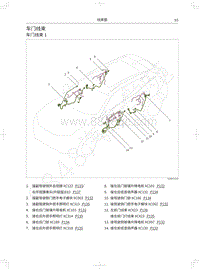 2018年长城WEY P8电路图-车门线束