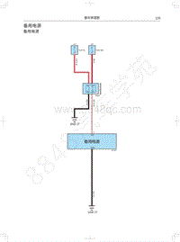 2018年长城WEY P8电路图-备用电源