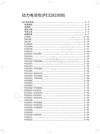 2020欧拉白猫维修手册-动力电池包 PE328100B 