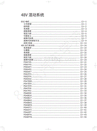 2022年坦克500维修手册-48V混动系统