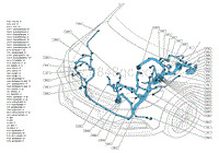 2020-2021年全新AX3电路图-4.6 前部线束C10TD