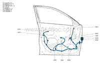 2020年风神AX4 中改款电路图-4.6 左前门线束