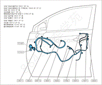 2021-2022年全新风神AX5电路图-4.6 左前门线束