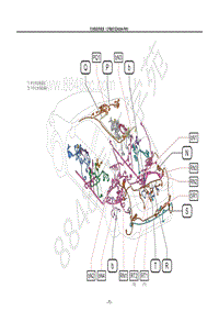 雷克萨斯ES系列-车身线束和线束 A25A-FKS RHDG-W2