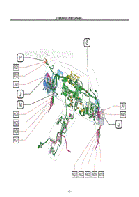 雷克萨斯ES系列-仪表板线束和线束 A25A-FKS RHDG-W2