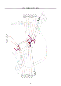 雷克萨斯ES系列-车身零件位置 A25A-FXS A25B-FXS 镍氢蓄电池 LHDHV-N-P1