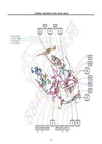 雷克萨斯ES系列-车身线束和线束 2GR-FKS 6AR-FSE A25A-FKS M20A-FKS LHDG-W2