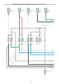 雷克萨斯ES系列-发动机控制 A25A-FXS A25B-FXS 格栅挡板 2021 年 8 月之后生产 