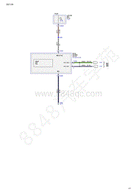 2020年福特Explorer Polece interceptor电路图-128 可调节 转向柱