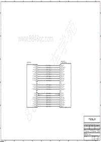 2021年特斯拉Model 3电路图-充电接口