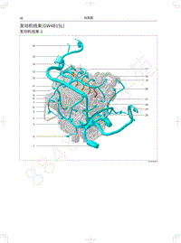 2022年长城哈弗大狗电路图-发动机线束 GW4B15L 