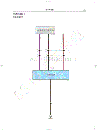 2022年哈弗神兽HEV电路图-手动后背门