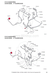 2014沃尔沃XC70和V70电路图-汽车内电线束的铺设