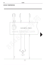 2018年长城C30EV电路图-非防夹门窗控制系统