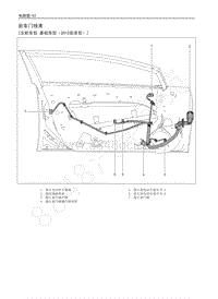 2016-2017年长城C50电路图-前车门线束