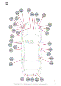 2014年沃尔沃V70电路图-接地