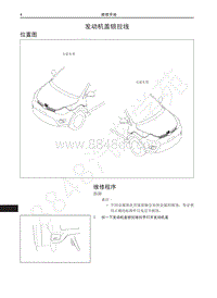 2016-2018年哈弗M4维修手册-发动机盖锁拉线