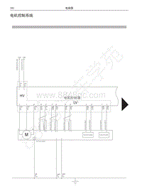 2018年长城C30EV电路图-电机控制系统