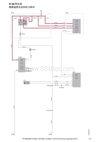 2014年沃尔沃S80电路图-组64转向系