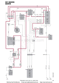 2016沃尔沃V40电路图-组33 启动系统
