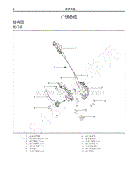 2016-2018年哈弗M4维修手册-门锁总成