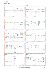 2010沃尔沃C30电路图-分线点