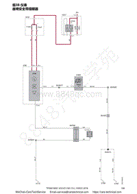 2016沃尔沃V40电路图-组38 仪表
