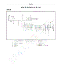 2016-2018年哈弗M4维修手册-前减震器带螺旋弹簧总成