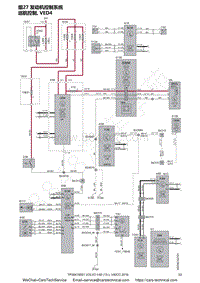 2016沃尔沃V40电路图-组27 发动机控制系统