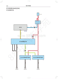 2021年风骏5电路图-灯光系统 GW4D20M 