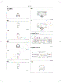 2018-2020年风骏7国五电路图-车门线束