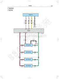 2018-2020年风骏7电路图-门锁系统