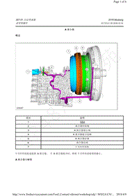 2018-2019年福特野马Mustang-10速自动变速器-A 离合器