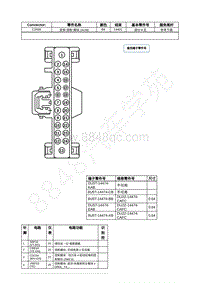 2021年福特野马Mustang电路图-C240A 音频 控制 模块 ACM 