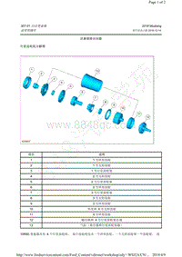 2018-2019年福特野马Mustang-10速自动变速器-活塞销滑动间隙