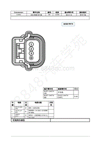 2021年福特野马Mustang电路图-C1651 活动 格栅 百叶窗 