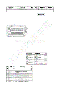 2021年福特野马Mustang电路图-C1551B 动力系统 控制 模块 PCM 